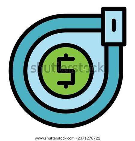 Smart sharing icon outline vector. Public city. Share transport color flat