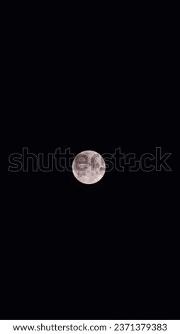 Picture of a full moon in the sky. 