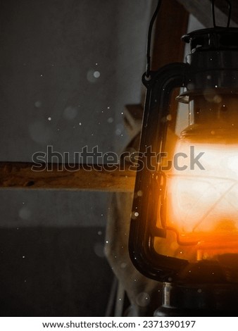 lamp glow orange, gloomy atmosphere, lamp, halloween, vintage photo