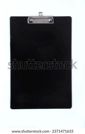 exam pad, writing pad,Stationery Tablet with clip for sheet of paper. Tablet for keeping list, list of important things to do. Cartoon vector isolated on white background,