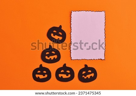 funny orange happy halloween background 