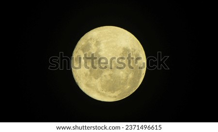 A beautiful shine bright moon picture with black background