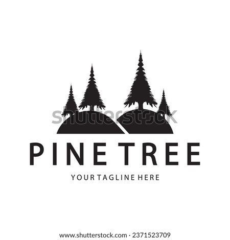abstract simple pinecone logo pine tree design,for business,badge,emblem,pine plantation,pine wood industry