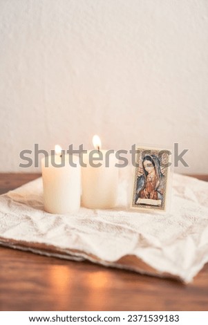 Our lady virgin of guadalupe, image of december 12 Royalty-Free Stock Photo #2371539183