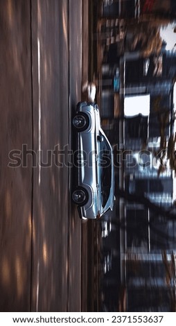 long shutter speed car image 
