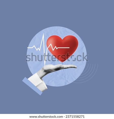 hand with heart, doctor's hand, doctor taking care of health, taking care of heart rate, specialist, cardiologist, heart analysis, specialist checks heart rate, medical analysis, concept