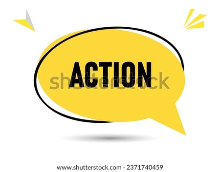 Action speech bubble text. Hi There on bright color for Sticker, Banner and Poster. vector illustration.
