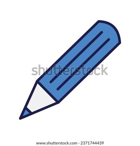 color line pencil icon stock illustration 