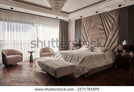 Home Decoration, Luxury life, interior design. Architecturel photography.
Perfect architecture. Living room, kitchen and general view luxury life style. Some details about design. Royalty-Free Stock Photo #2371781899