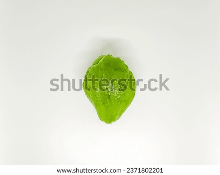 Chayote on a white background.