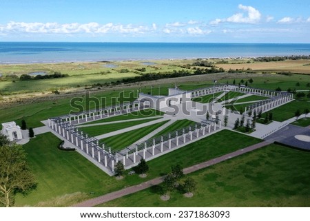 The British memorial in Normandy Royalty-Free Stock Photo #2371863093