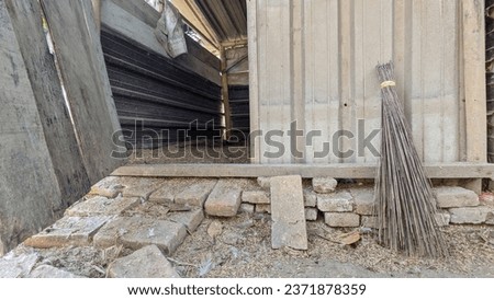 kebumen, indonesia.06-10-2023 : photo of a chicken coop used for farming