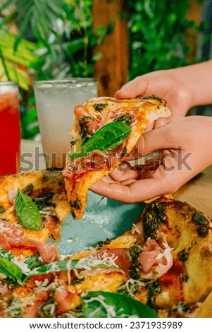 Preparation and elaboration of homemade pizzas