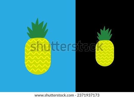 Fruits coloring pages vector illustration Free Vector