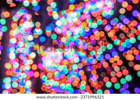 Colorful holiday bokeh – graphic resource 
