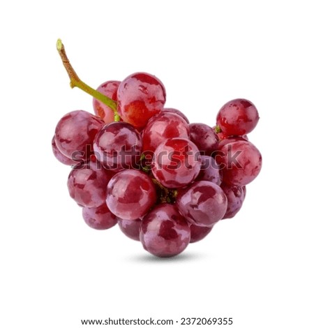 Grapes , a Ripe, Fresh Fruit Food, Whole, Isolated on White stock photo...
