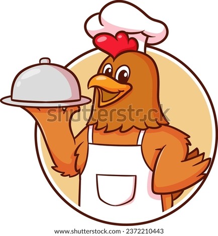 Chicken Mascot Logo, perfect for a restaurant business logo