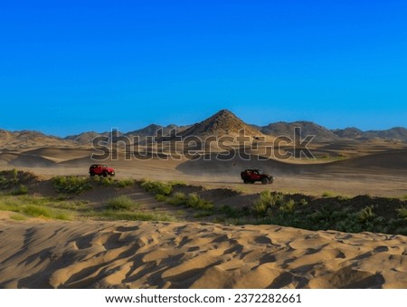 camping in a desert in jeddah