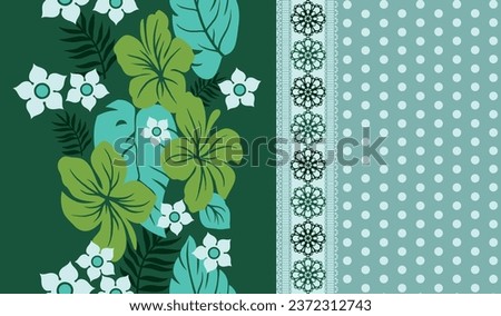 Floral Allover seamless pattern design for digital print and any type of print