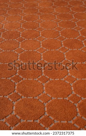 Geometric texture of gold wallpaper for background.