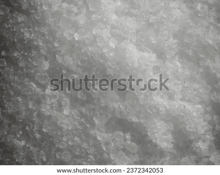 Image taken with a microscope refined salt. Royalty-Free Stock Photo #2372342053