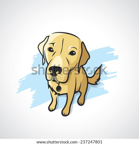 Labrador Retriever - vector illustration