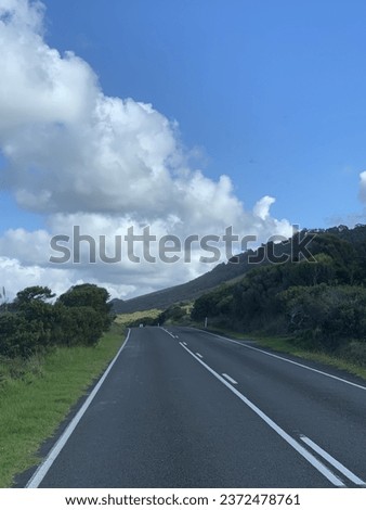Beautiful road trip scenery picture