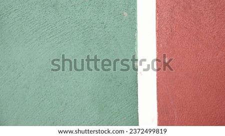 Futsal field  texture with white line. futsal court indoor sport stadium with mark, white line. Used as soccer background.