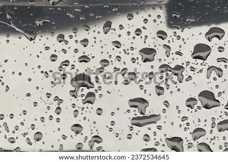 water drops on a window.