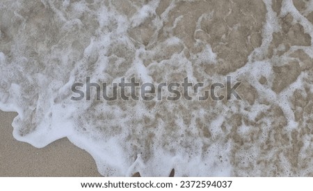 Beach sand white wave texture picture