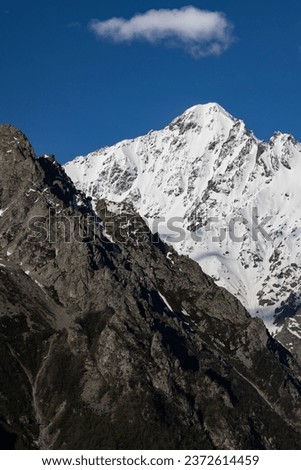 Mountain landscape of North Ossetia