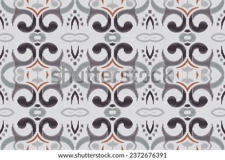 Ethnic pattern Philippine textile. traditional patterned vector It is a pattern created by combining geometric shapes. Create beautiful fabric patterns. Design for print. 