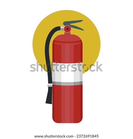 Fire extinguisher flat icon. - Vector.