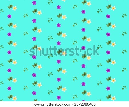 seamless pattern floral blosson illustration vector Royalty-Free Stock Photo #2372980403