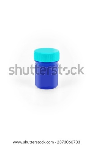 balm bottle isolated on white breground,balm container Royalty-Free Stock Photo #2373060733