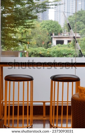 cafe situation, chair , modern interior