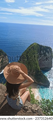 A Girl At Bali Beach