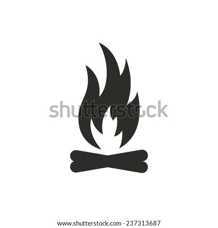 Vector Illustration of a Fire Icon