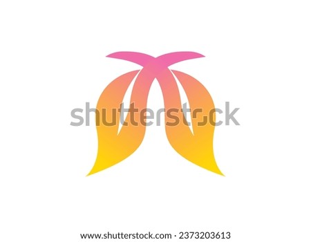 
An inverted, beautiful flower and stem logo, symbolizing unconventional beauty and unique perspectives in a captivating design.