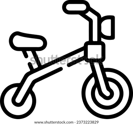 Bike icon, out line vector icon Web icon simple thin line vector icon