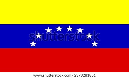 Venezuela Flag. National Venezuela flag. Flag of Venezuela. Flag of Venezuela Vector graphics Royalty-Free Stock Photo #2373281851