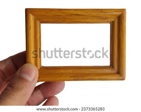 small wooden picture frame For putting pictures of people we miss or add a family photo