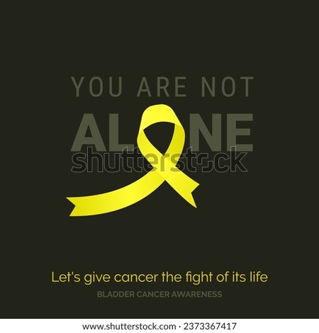 Together We Fight Bladder Cancer Awareness Design Template