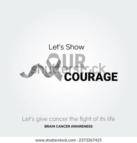 Shine Light on Hope with a Bright Background Brain Cancer Design