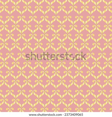 Golden abstract seamless background pattern vector