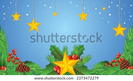 A vibrant and joyful Christmas tree adorned with ornaments and stars