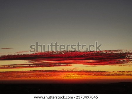 Photo sunset sky clouds picture 