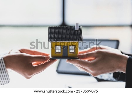 Real estate inheritance concept and contract agreement. Royalty-Free Stock Photo #2373599075