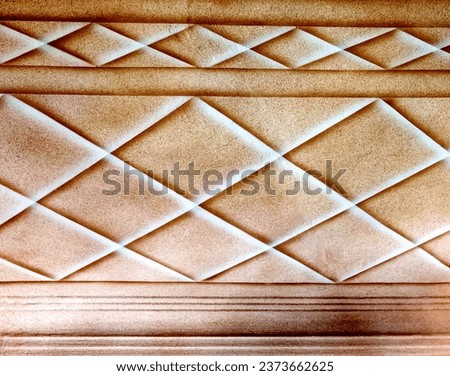 Geometric film - decoration of the ceiling of the room
