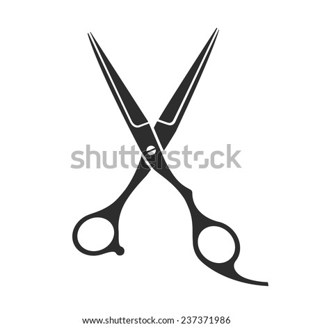 Vintage barber shop scissors